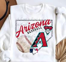 Load image into Gallery viewer, Baseball Teams Glitter Home Plate Dropdown TRANSFER PARJO
