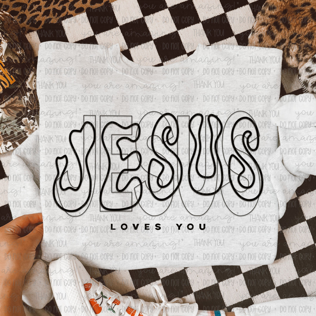 Jesus Loves You Color Dropdown TRANSFER OHDD JUNE 25
