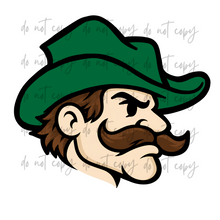 Load image into Gallery viewer, Front Or Side Logo Sports Custom Name Mascot DROPDOWN DTF TRANSFER
