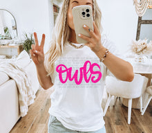 Load image into Gallery viewer, Pink Handlettering Mascot Dropdown TRANSFER CAP FEB
