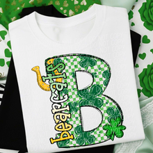 Load image into Gallery viewer, St Patrick’s Day Checkered Mascots DROPDOWN TRANSFER CSD JAN 26
