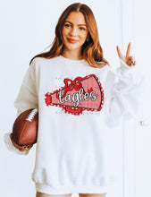 Load image into Gallery viewer, Seersucker Megaphone And Bow Customized DROPDOWN DTF TRANSFER BIA
