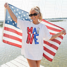 Load image into Gallery viewer, RWB Messy States (all 50 states available) TRANSFER CAP JUNE 26
