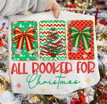 Load image into Gallery viewer, All Booked For Christmas 3 Block TRANSFER
