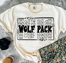 Load image into Gallery viewer, Stacked Mascots With Leopard Frame Dropdown TRANSFER BIA 25
