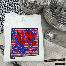 Load image into Gallery viewer, RWB Glitter States (all 50 states available) TRANSFER CAP APR
