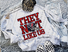 Load image into Gallery viewer, They Not Like Us Faux Embroidery Mascot DROPDOWN TRANSFER TGG 24
