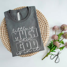 Load image into Gallery viewer, Little Is Much When God Is On It Dropdown TRANSFER SDD FEB
