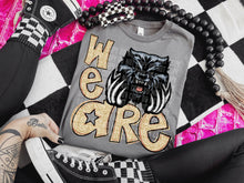 Load image into Gallery viewer, We Are Gold Glitter Mascot  DROPDOWN TRANSFER
