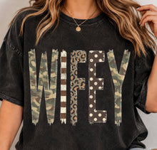 Load image into Gallery viewer, Camo Leopard Polka Wifey TRANSFER ET SEP 26
