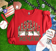 Load image into Gallery viewer, Distressed Duck Camo Baseball Family DROPDOWN TRANSFER MAR 26
