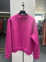 Load image into Gallery viewer, Women’s Blank Mock Neck Pullover &amp; Short Set 12 Colors

