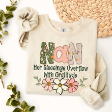 Load image into Gallery viewer, Her Blessings Overflow With Gratitude Names DROPDOWN TRANSFER SDD JAN
