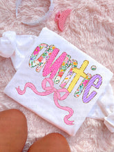 Load image into Gallery viewer, Floral Polka Gold Glitter Titles DROPDOWN TRANSFER CARTER APR 26
