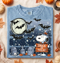 Load image into Gallery viewer, Sno_p Trick Or Treat Bats Stripes TRANSFER AGCM AUG 26
