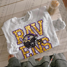 Load image into Gallery viewer, Football Team Helmet Faux Embroidery DROPDOWN TRANSFER TGG
