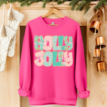 Load image into Gallery viewer, Holly Jolly Pink Lace TRANSFER SDD SEPT 25
