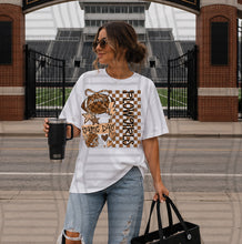 Load image into Gallery viewer, Glittery Game Day Checks Mascots DROPDOWN TRANSFER CAP JUNE 26
