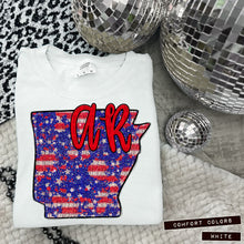 Load image into Gallery viewer, RWB Glitter States (all 50 states available) TRANSFER CAP APR
