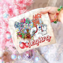 Load image into Gallery viewer, Let’s Go Sleighing Stamp Dropdown TRANSFER RHD NOV EXCLUSIVE 25

