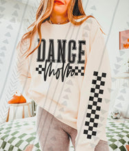Load image into Gallery viewer, Checkered Sports Mom Black With SLEEVE OPTION DROPDOWN TRANSFER TGG MAR
