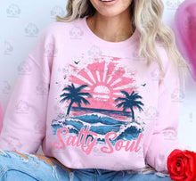 Load image into Gallery viewer, Salty Soul Pink Blue Sunset TRANSFER
