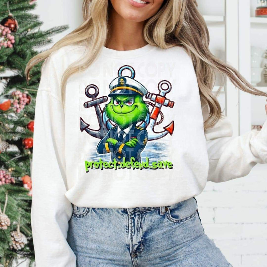 Green Guy Coast Guard TRANSFER