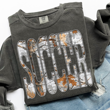 Load image into Gallery viewer, Grey Camo Word Collection Dropdown TRANSFER THREAD SEPT 25

