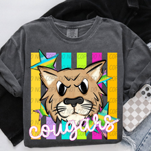 Load image into Gallery viewer, Neon Stripes Mascots DROPDOWN TRANSFER CSD APR 26
