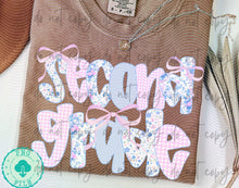 Load image into Gallery viewer, Pink Floral Plaid Bow B2S Grades DROPDOWN TRANSFER
