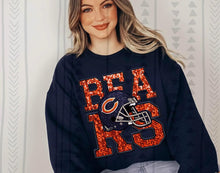 Load image into Gallery viewer, Football Team Helmet Faux Embroidery DROPDOWN TRANSFER TGG

