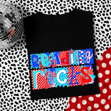 Load image into Gallery viewer, Reading Rocks Polka Stripes TRANSFER DWS JAN 26
