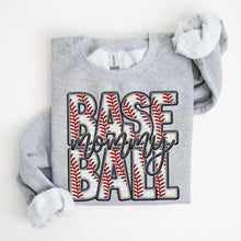 Load image into Gallery viewer, Baseball Faux Embroidery Names DROPDOWN TRANSFER SDD
