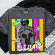 Load image into Gallery viewer, Neon Stripes Mascots DROPDOWN TRANSFER CSD APR 26
