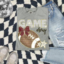 Load image into Gallery viewer, Dalmatian Game Day Football With Bow DROPDOWN TRANSFER CAP FEB
