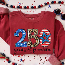 Load image into Gallery viewer, 250 Years Of Freedom Doodle Blue Star BW DROPDOWN TRANSFER SDD APR 26
