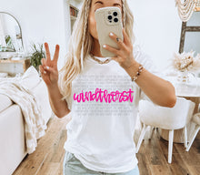 Load image into Gallery viewer, Pink Handlettering Mascot Dropdown TRANSFER CAP FEB
