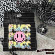 Load image into Gallery viewer, Rainbow Checker Pink Happy Stacked Mascots Dropdown TRANSFER CAP JUNE 25
