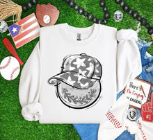 Load image into Gallery viewer, Play Ball Happy Face Hat Baseball DROPDOWN TRANSFER BIA
