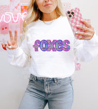 Load image into Gallery viewer, Pink And Purple Glam Mascot Dropdown TRANSFER CAP
