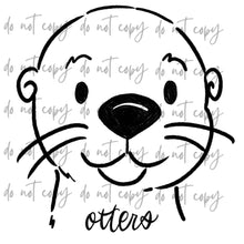 Load image into Gallery viewer, Doodle Single Color Mascots Dropdown TRANSFER
