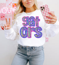 Load image into Gallery viewer, Pink And Purple Glam Mascot Dropdown TRANSFER CAP
