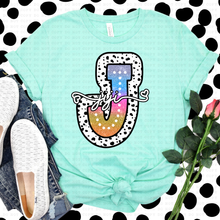 Load image into Gallery viewer, Tie Dye Dottie Names Dropdown TRANSFER ECHT FEB
