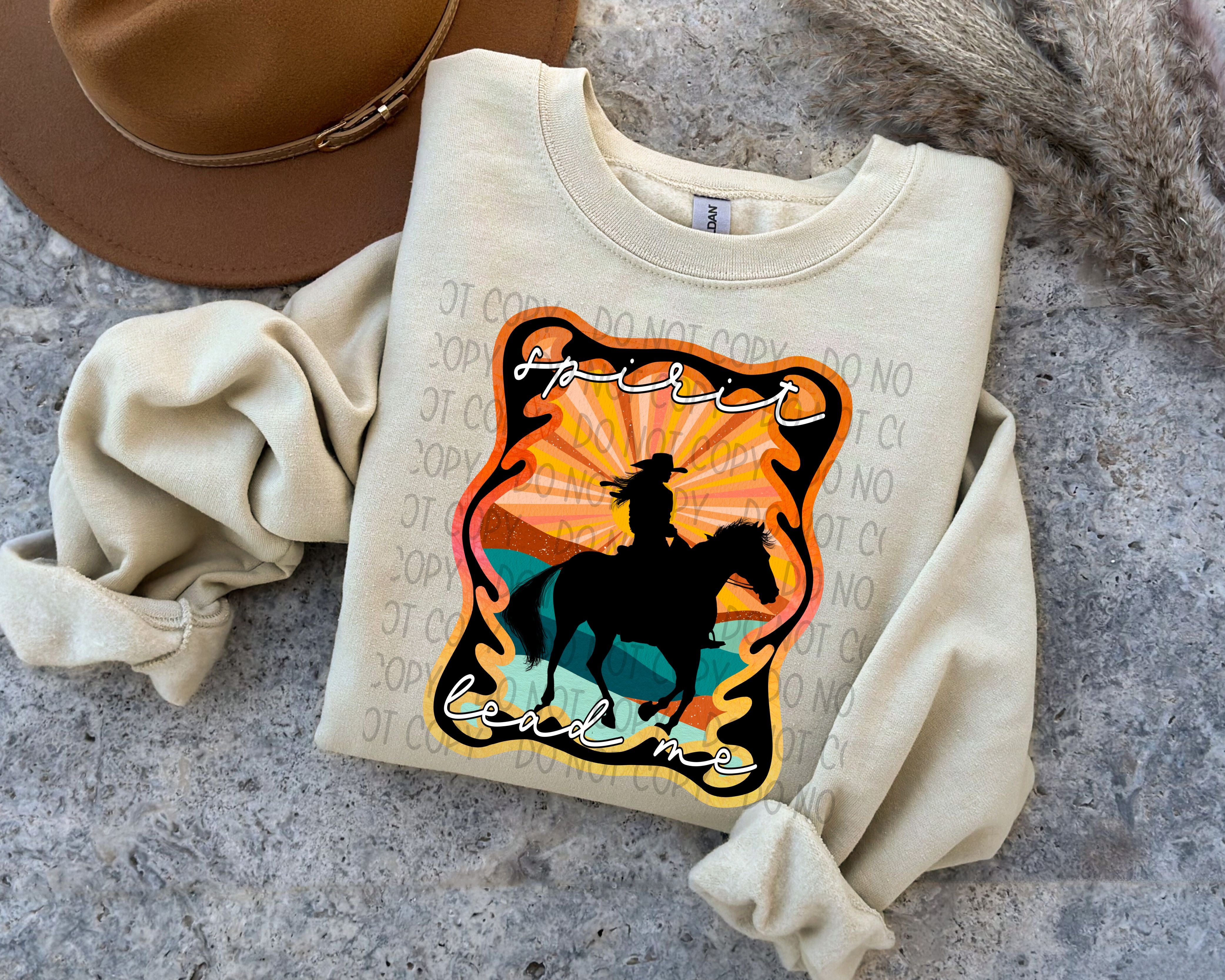Spirit Lead Me Horse Riding TRANSFER – Sassy Sublimation & Screen Prints