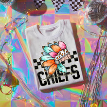 Load image into Gallery viewer, Pink Teal Gold Glitter Checker Mascots Dropdown TRANSFER CST JUNE

