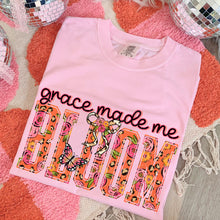 Load image into Gallery viewer, Grace Made Me Bloom Floral Leopard Bow TRANSFER DWS JAN 26
