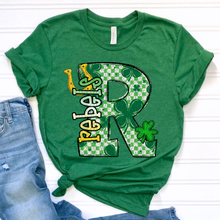 Load image into Gallery viewer, St Patrick’s Day Checkered Mascots DROPDOWN TRANSFER CSD JAN 26
