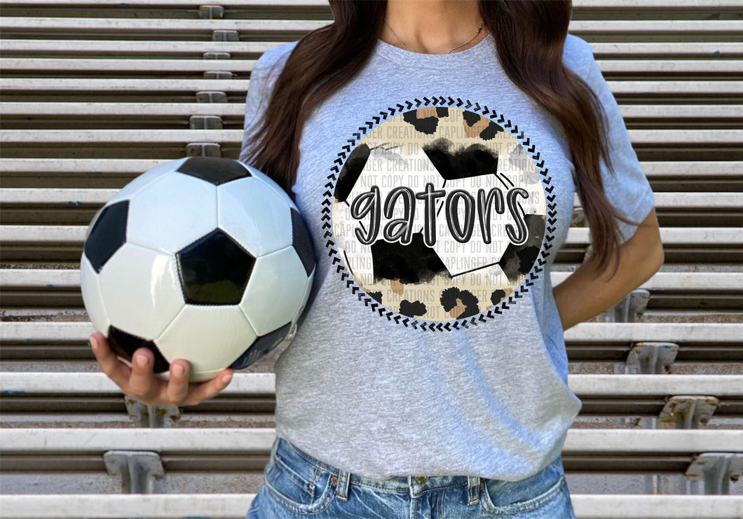 Leopard Soccer Background Mascot Dropdown TRANSFER CAP FEB