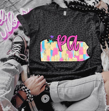 Load image into Gallery viewer, Preppy Bright Brushstroke States (all 50 states available) TRANSFER CAP APR
