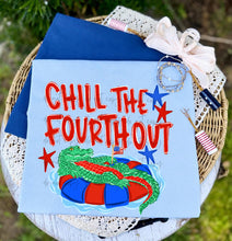 Load image into Gallery viewer, Chill The 4th Out Gator DROPDOWN TRANSFER TCC JUNE 26

